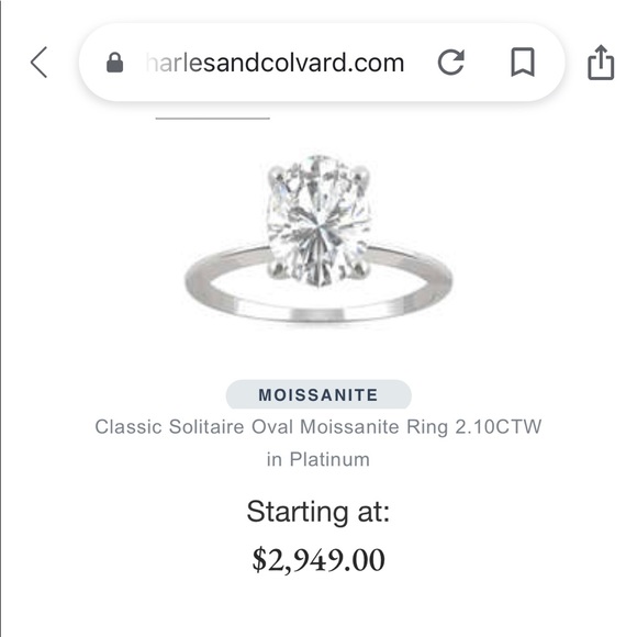 14k White Gold 5ct Crushed Ice Oval - Picture 16 of 16